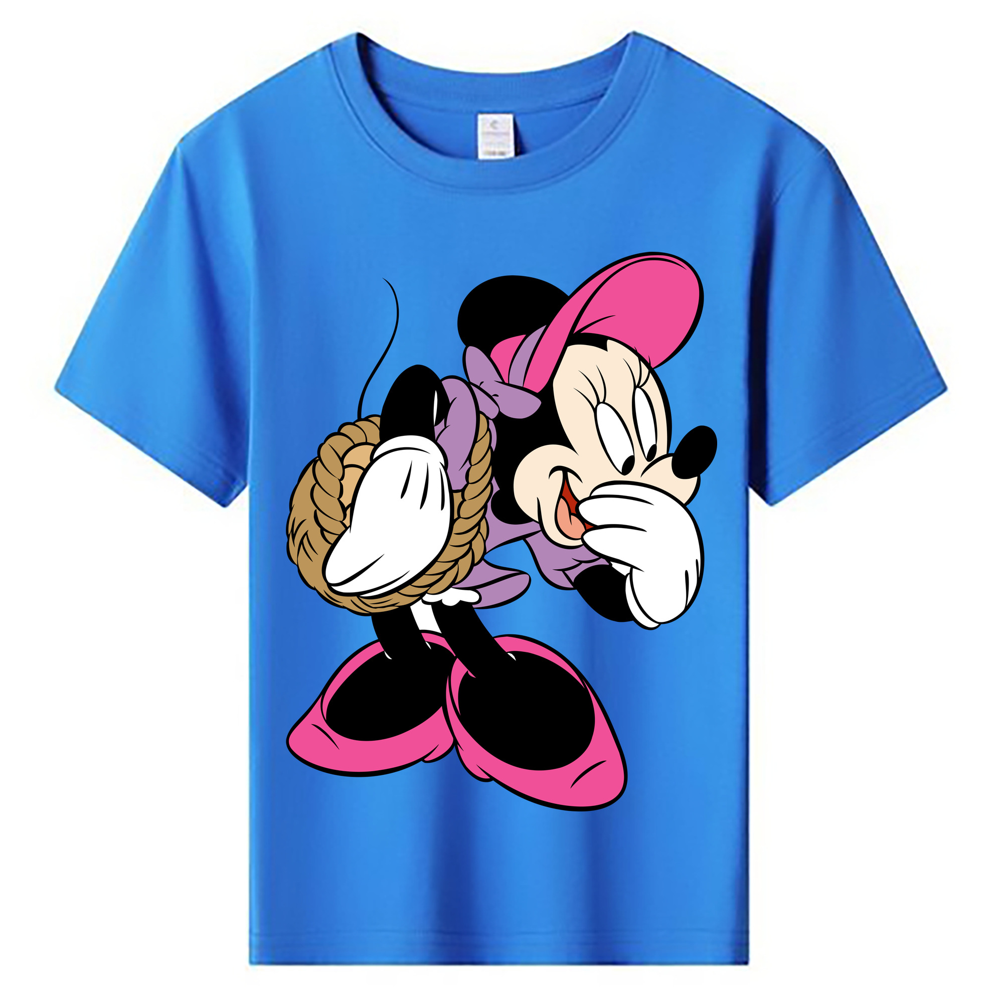 ミッキーマウス Mickey Mouse 綿100％キッズTシャツ（フロントプリント）